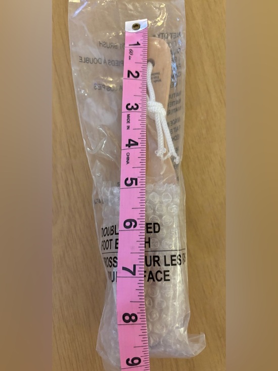 2 hairbrushes & 1 foot brush with pumice stone. All NEW in original packaging. - Picture 10 of 10